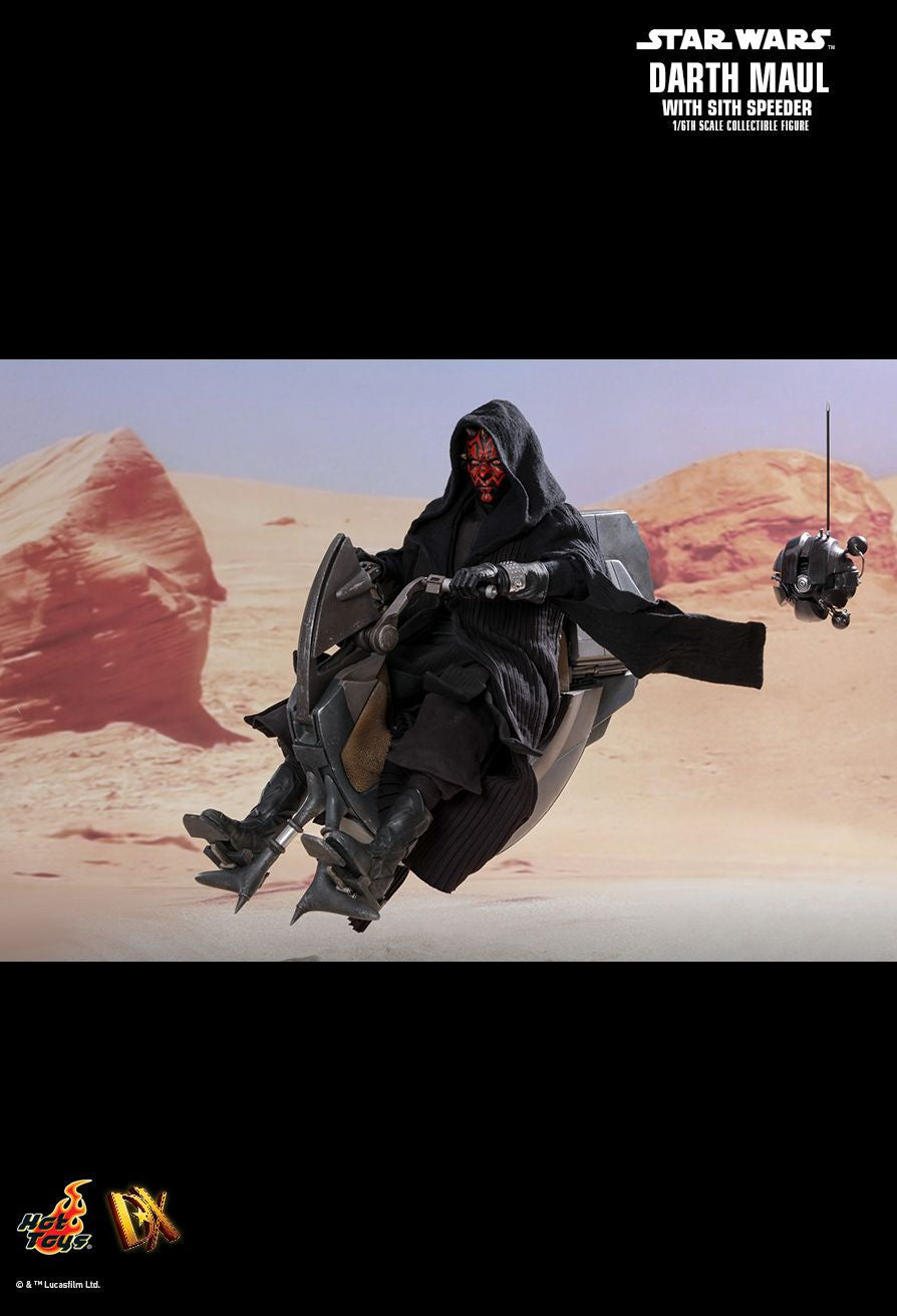 Hot Toys DX17 - Star Wars 1 : The Phantom Menace - Darth Maul With Sith Speeder Deluxe Version