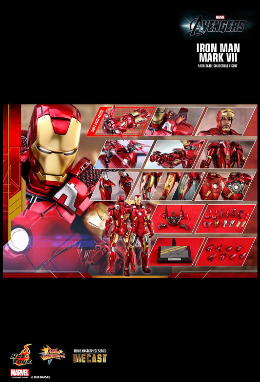 Hot Toys MMS500D27 - Marvel Comics - The Avengers - Iron Man Mark 7 Standard Version