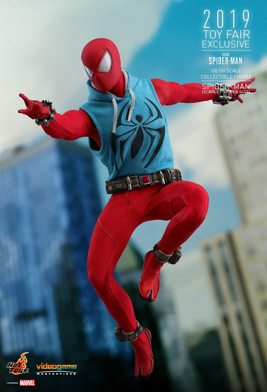 Hot Toys VGM34 - Marvel Comics - Marvel's Spider-Man - Spider-Man Scarlet Suit Version