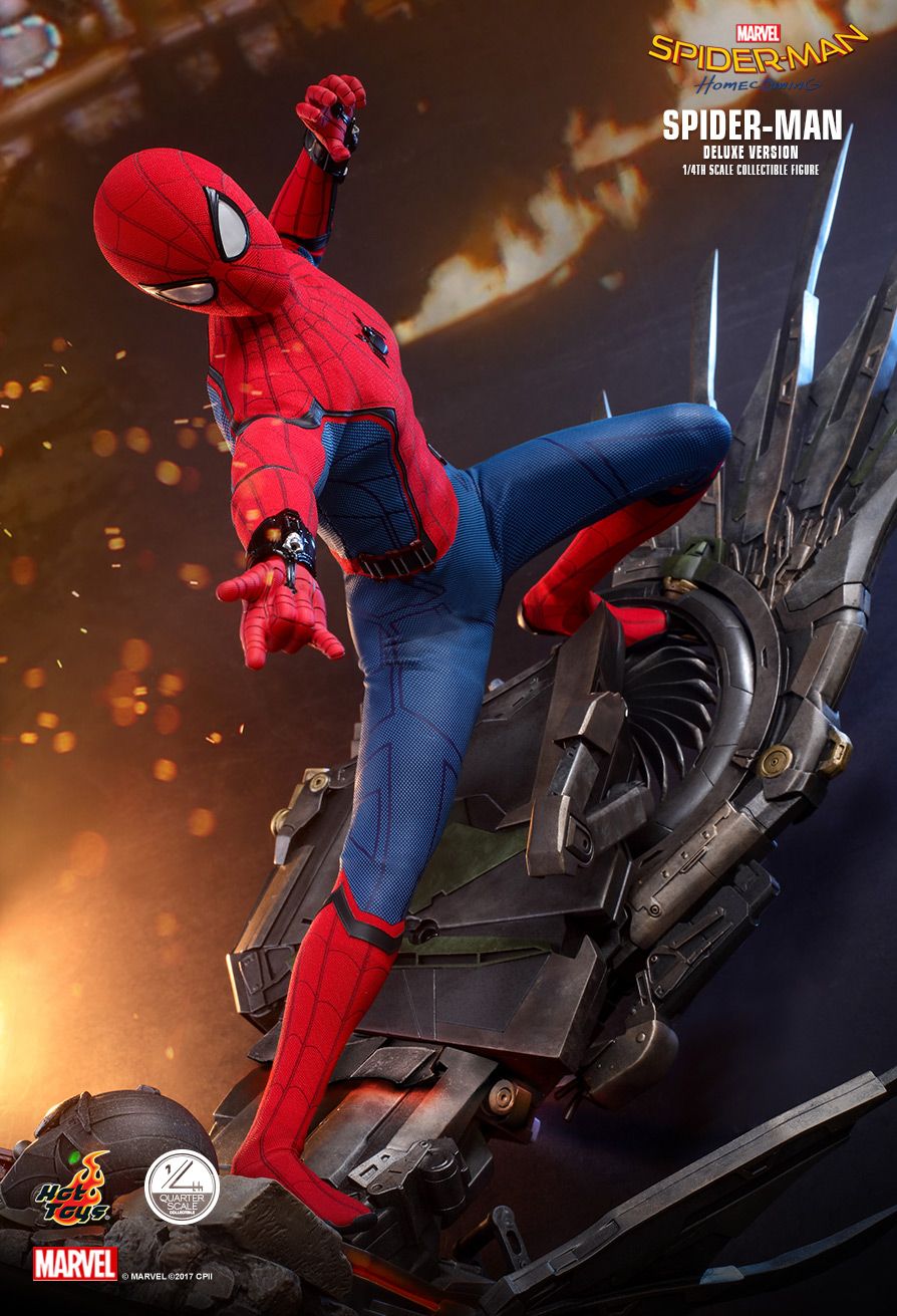 Hot Toys QS015 - Marvel Comics - Spider-Man : Homecoming - Spider-Man Standard Version