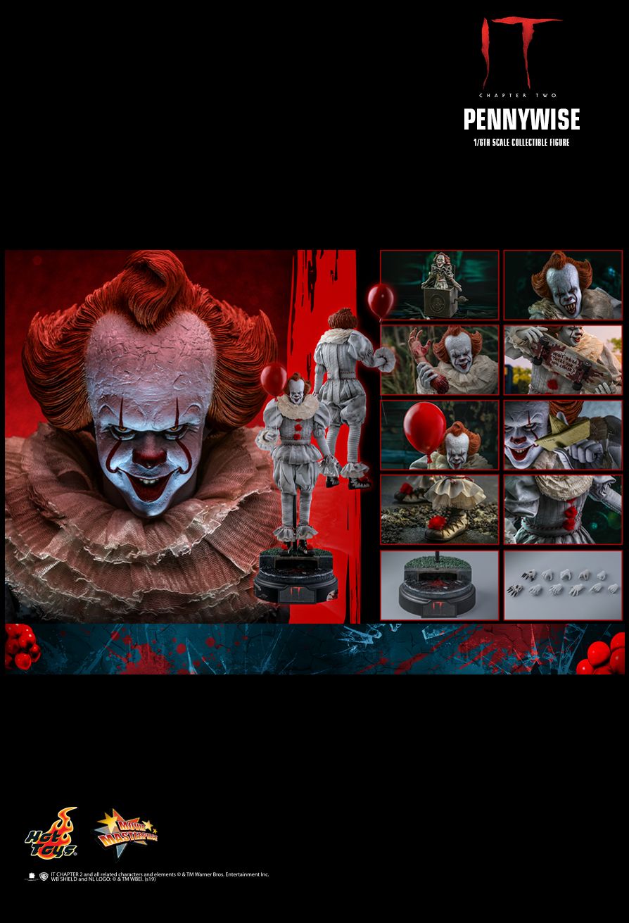 Hot Toys MMS555 - It Chapter Two  - Pennywise