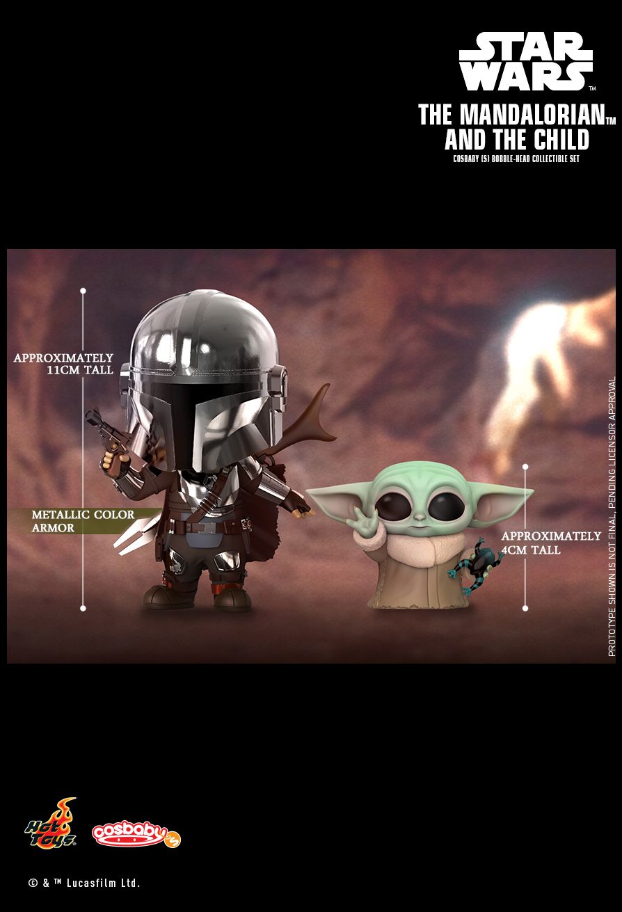 Hot Toys COSB741 - Star Wars : The Mandalorian - The Mandalorian & Grogu