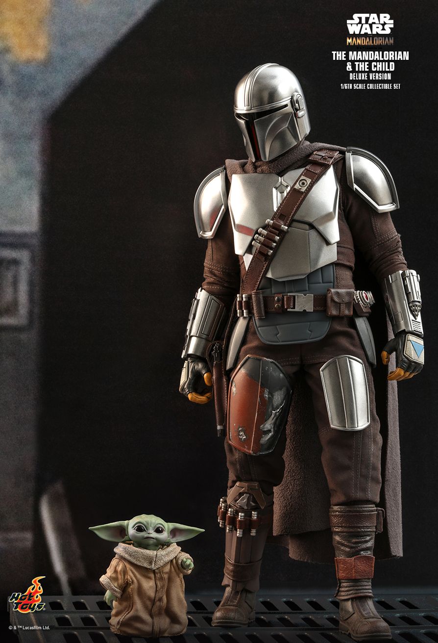 Hot Toys TMS015 - Star Wars - The Mandalorian -The Mandalorian & The Child Deluxe Version