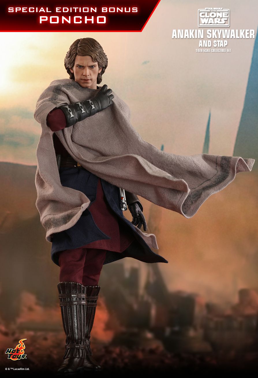 Hot Toys TMS019B - Star Wars : The Clone Wars - Anakin Skywalker Deluxe Version