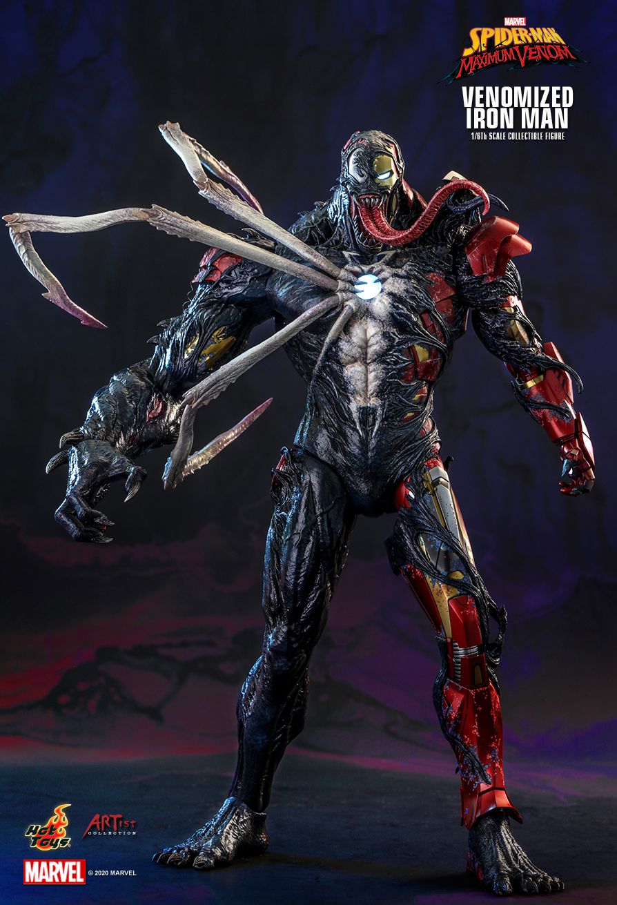 Hot Toys AC04 - Marvel Comics - Marvel's Spider-Man : Maximum Venom -Venomized Iron Man Standard Version