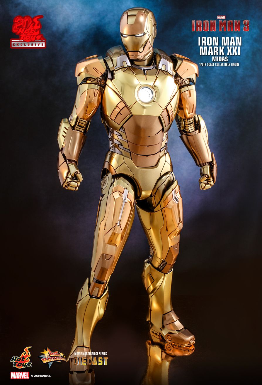 Hot Toys MMS586 - Marvel Comics - Iron Man 3 - Iron Man Mark XXI Midas