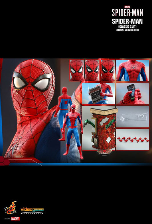 Hot Toys VGM48 - Marvel's Spider-Man - SpiderMan Classic Suit