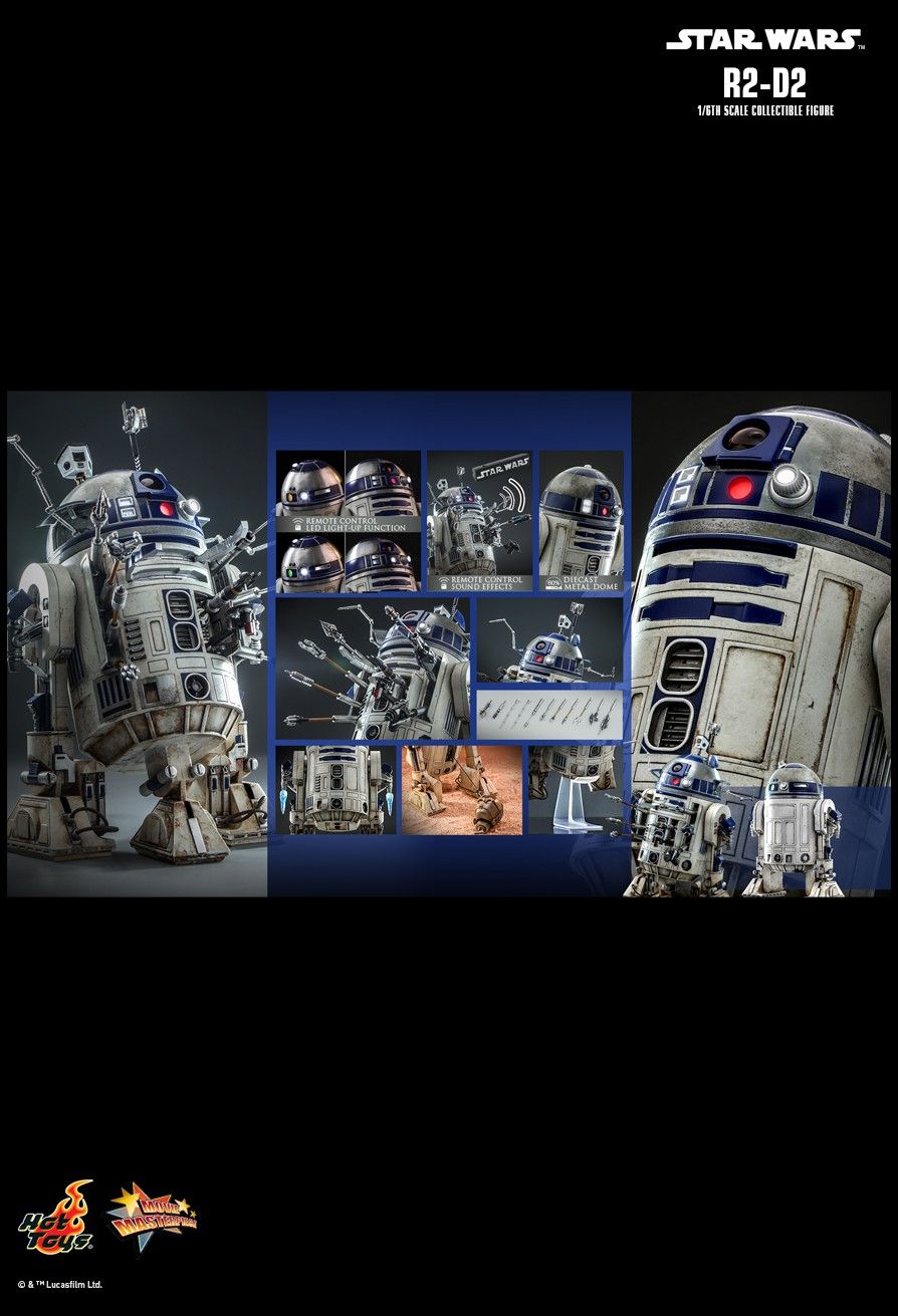 Hot Toys MMS651 - Star Wars Episode II : Attack Of The Clones - R2D2