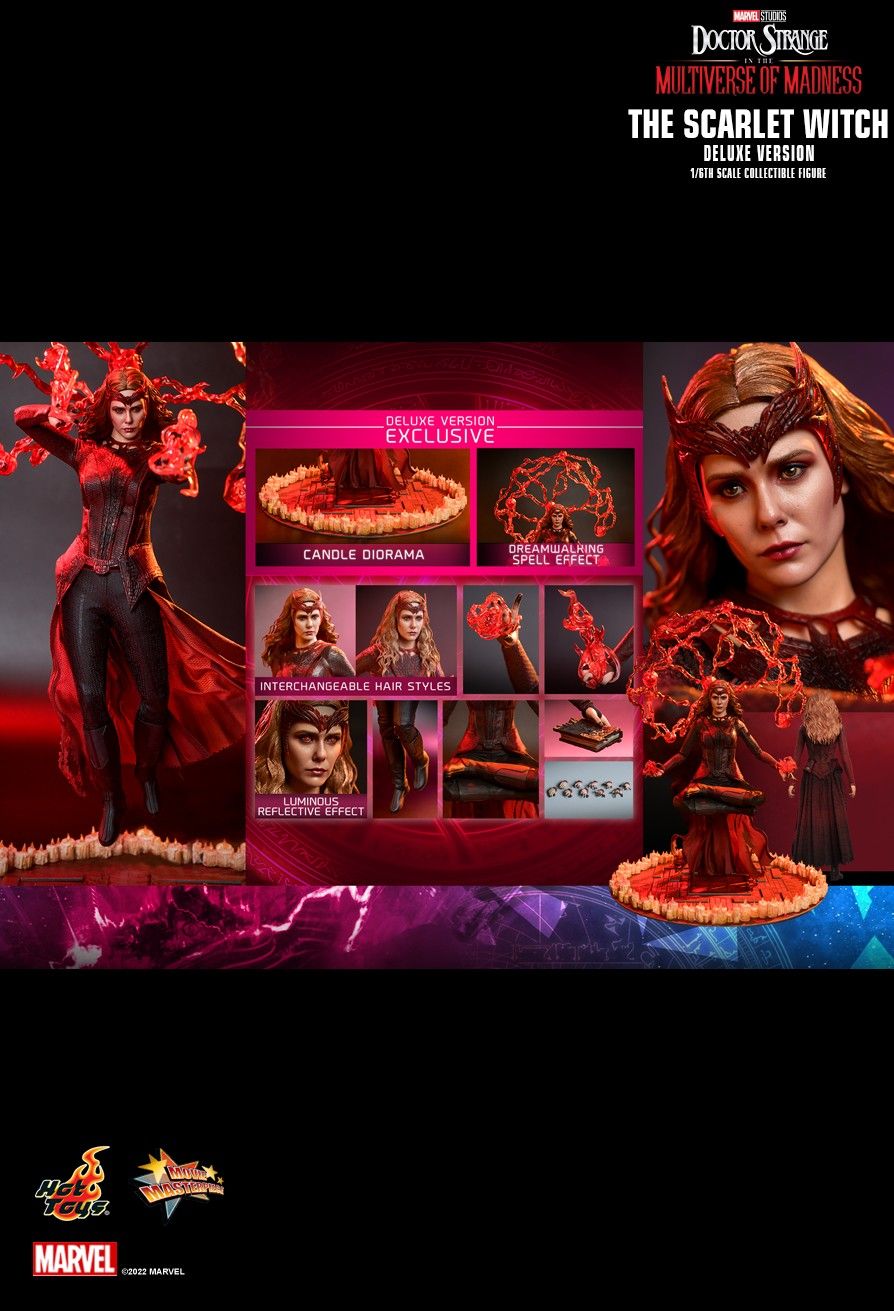 Hot Toys MMS653 - Marvel Comics - Doctor Strange In The Multiverser Of Madness - The Scarlet Witch Deluxe Version