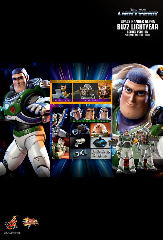 Hot Toys MMS635 - Disney Pixar - Lightyear - Space Ranger Alpha Buzz Lightyear Deluxe Version