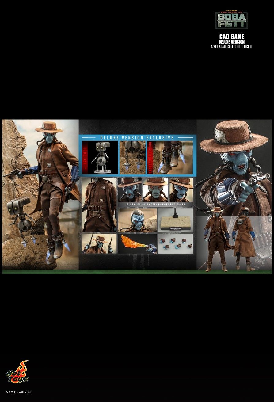 Hot Toys TMS080 - Star Wars : The Book Of Boba Fett - Cad Bane Deluxe Version