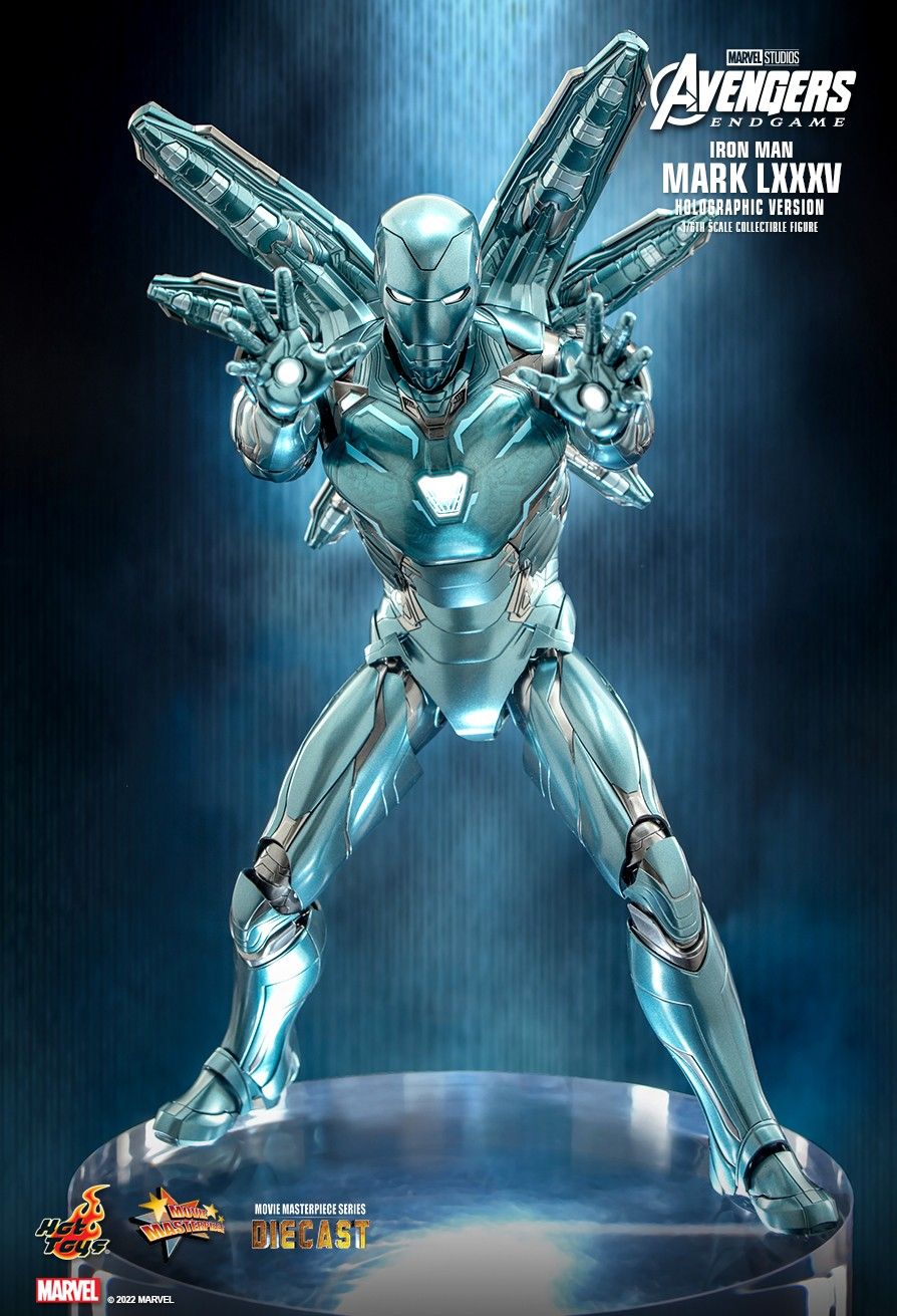 Hot Toys MMS646D45 - Marvel Comics - Avengers : Endgame - Iron Man Mark LXXXV Holographic Version