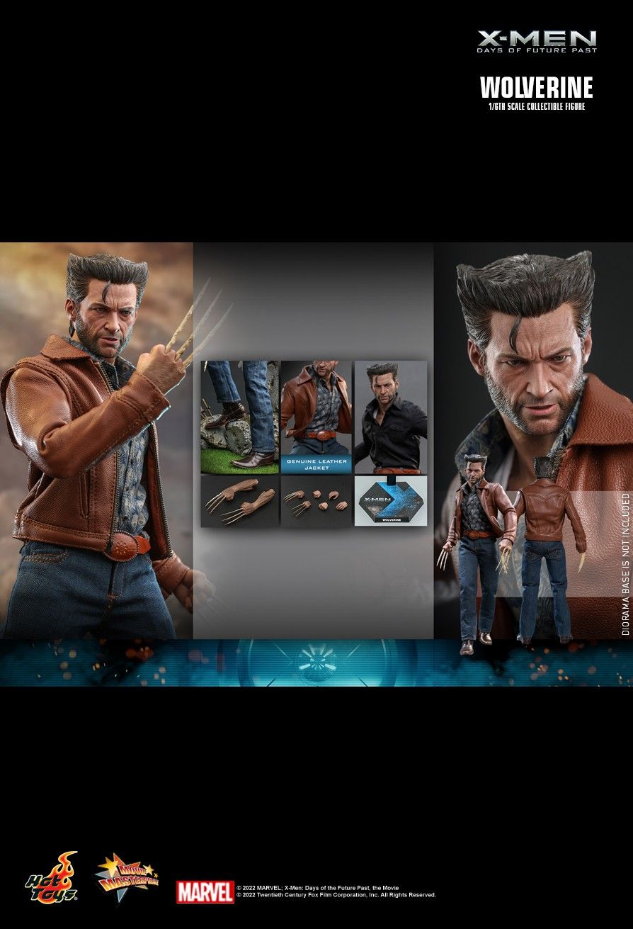 Hot Toys MMS659 - Marvel Comics -X-Men : Days Of The Future Past - Wolverine 1973 Suit Standard Version