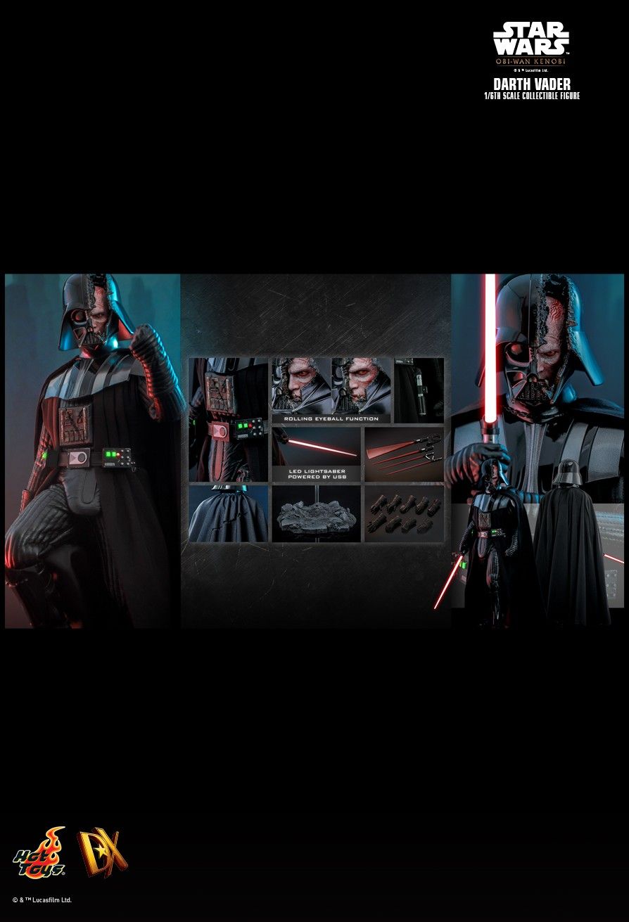 Hot Toys DX27 - Star Wars : Obi Wan Kenobi - Darth Vader Standard Version