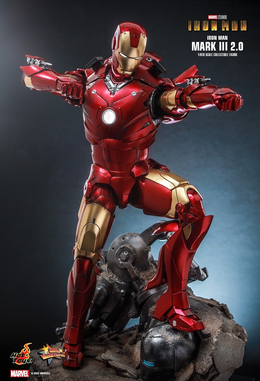 Hot Toys MMS664D48 - Marvel Comics - Iron Man - Iron Man Mark III 2.0 Standard Version