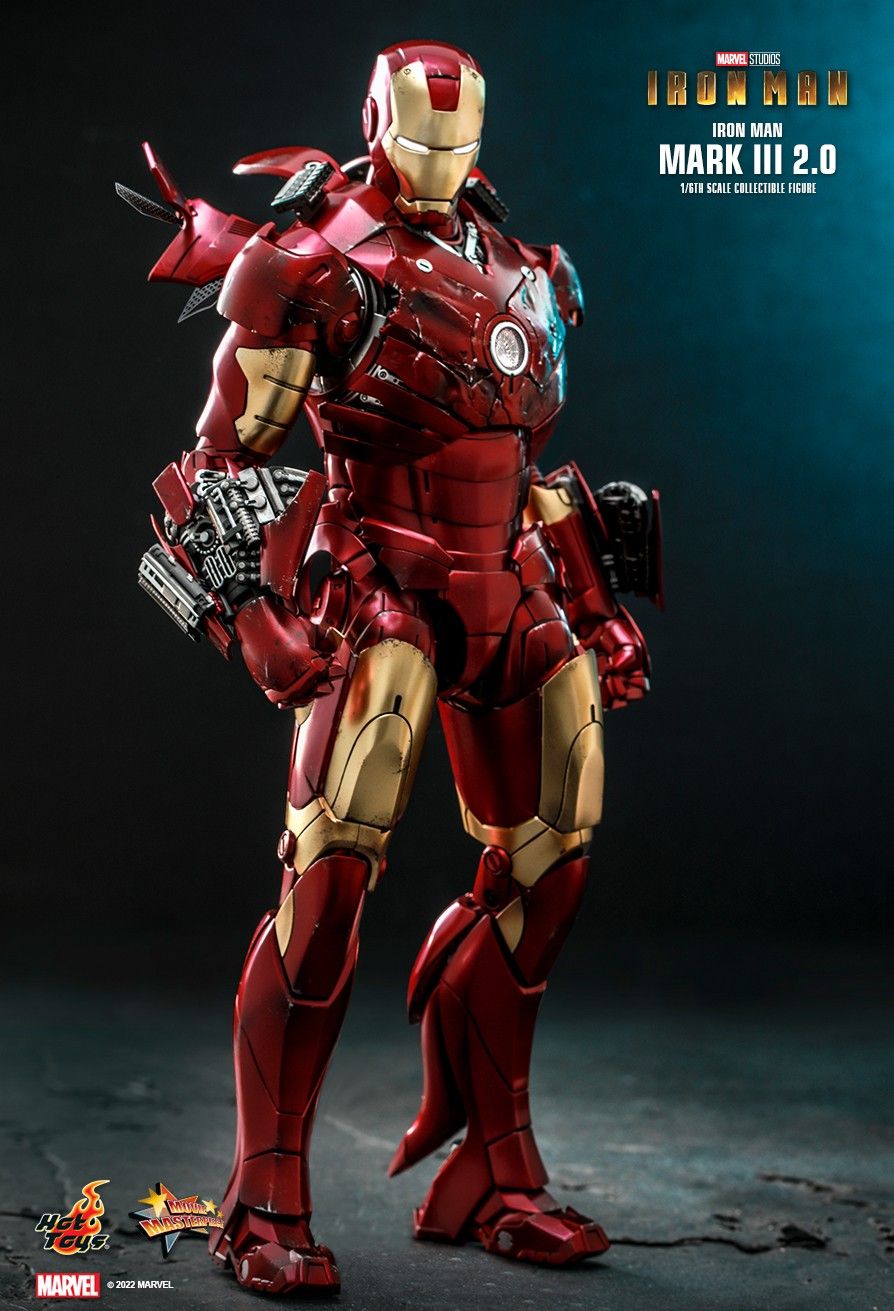 Hot Toys MMS664D48B - Marvel Comics - Iron Man - Iron Man Mark III 2.0 Deluxe Version