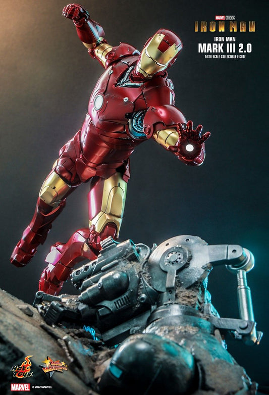 Hot Toys MMS664D48B - Marvel Comics - Iron Man - Iron Man Mark III 2.0 Deluxe Version