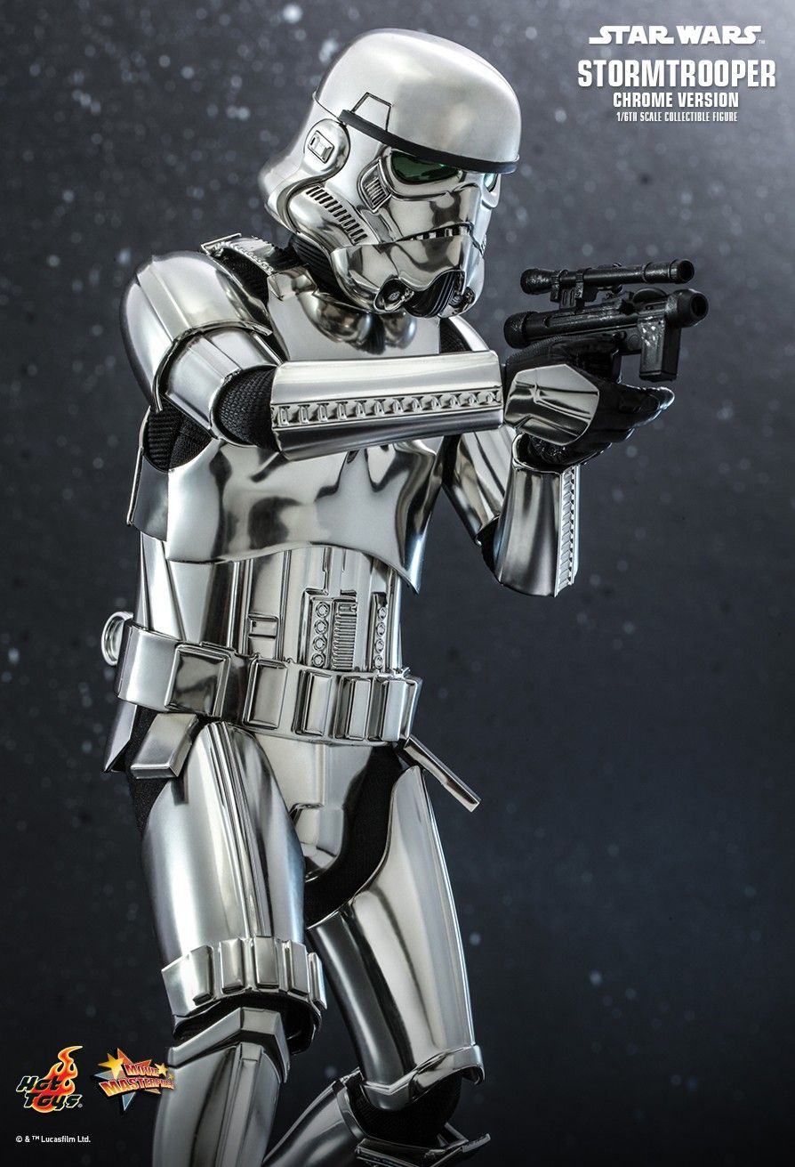 Hot Toys MMS615 - Star Wars - Stormtrooper Chrome Version