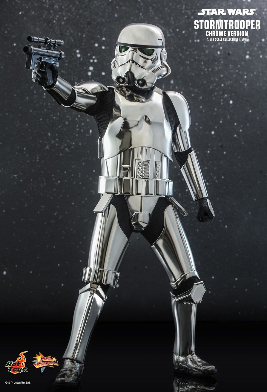 Hot Toys MMS615 - Star Wars - Stormtrooper Chrome Version