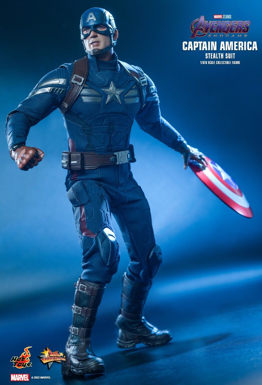 Hot Toys MMS607 - Marvel Comics - Avengers : Endgame - Captain America Stealth Suit Version