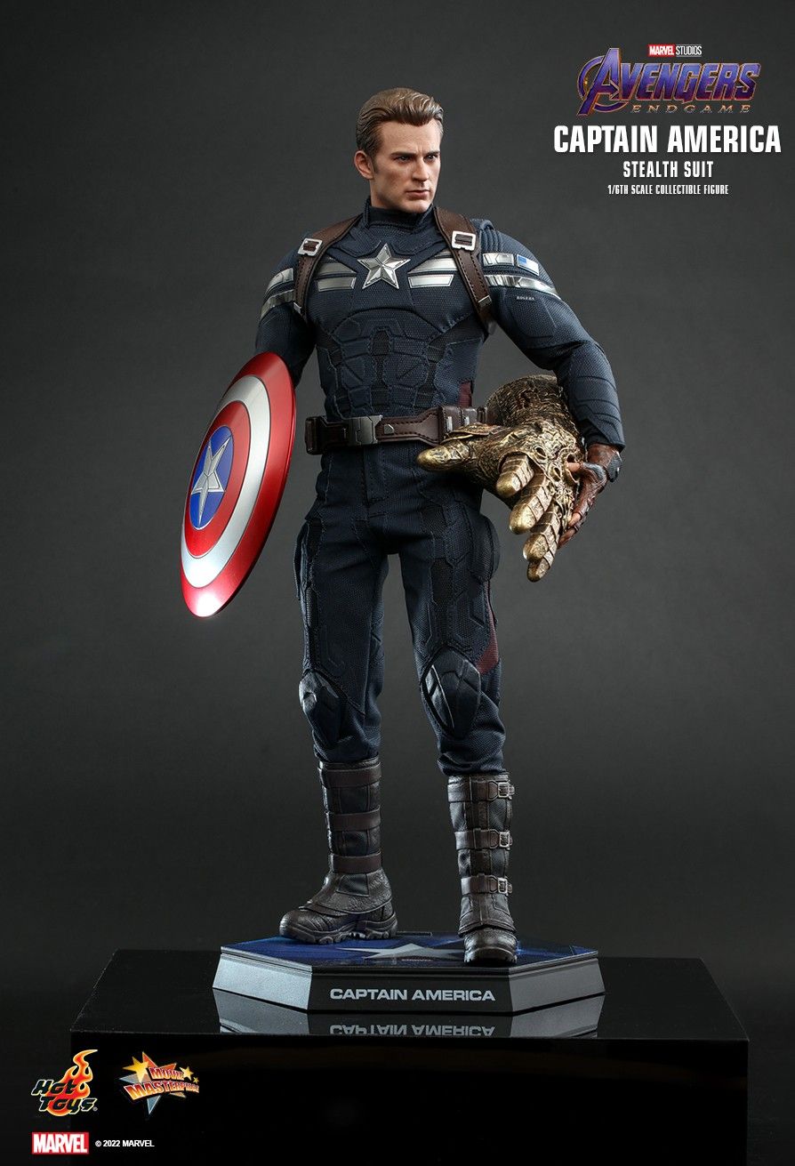 Hot Toys MMS607 - Marvel Comics - Avengers : Endgame - Captain America Stealth Suit Version