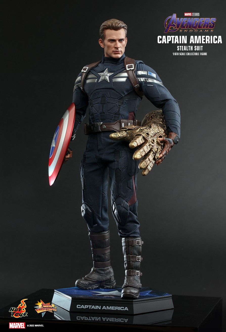 Hot Toys MMS607 - Marvel Comics - Avengers : Endgame - Captain America Stealth Suit Version