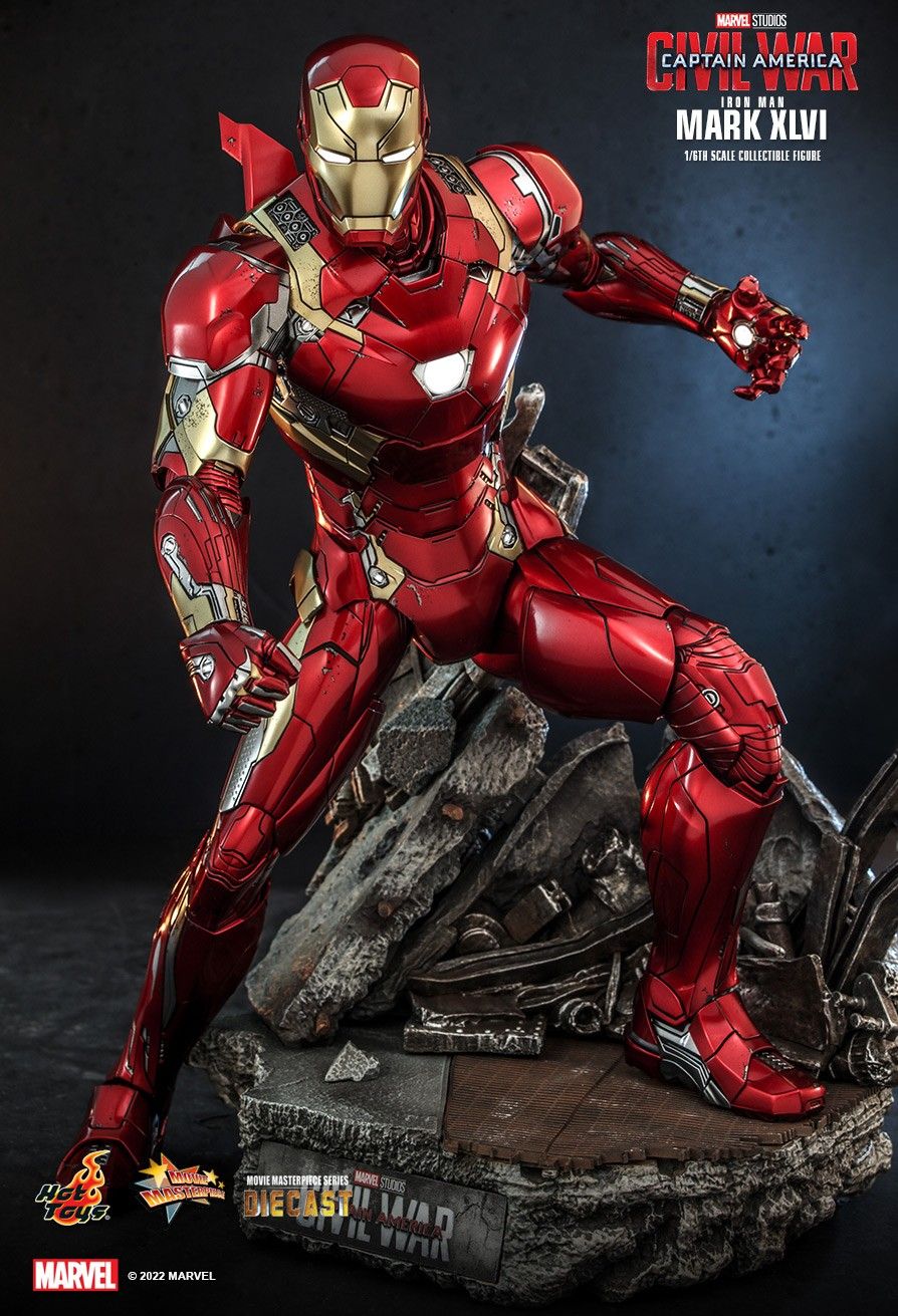 Hot Toys MMS608D42 - Marvel Comics - Captain America : Civil War - Iron Man Mark XLVI