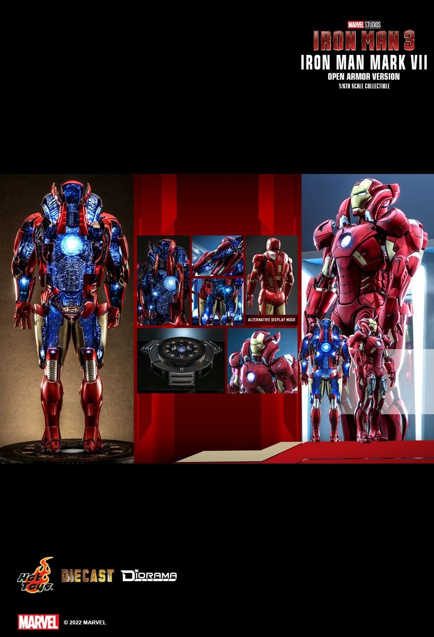 Hot Toys DS004D51 - Marvel Comics - Iron Man 3 - Iron Man Mark 4 Open Armor Version【Pre-Order】