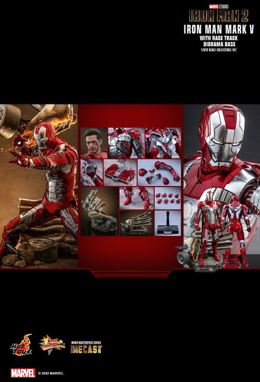 Hot Toys MMS400D18C - Marvel Comics - Iron Man 2 - Iron Man Mark V Race Track Diorama Base