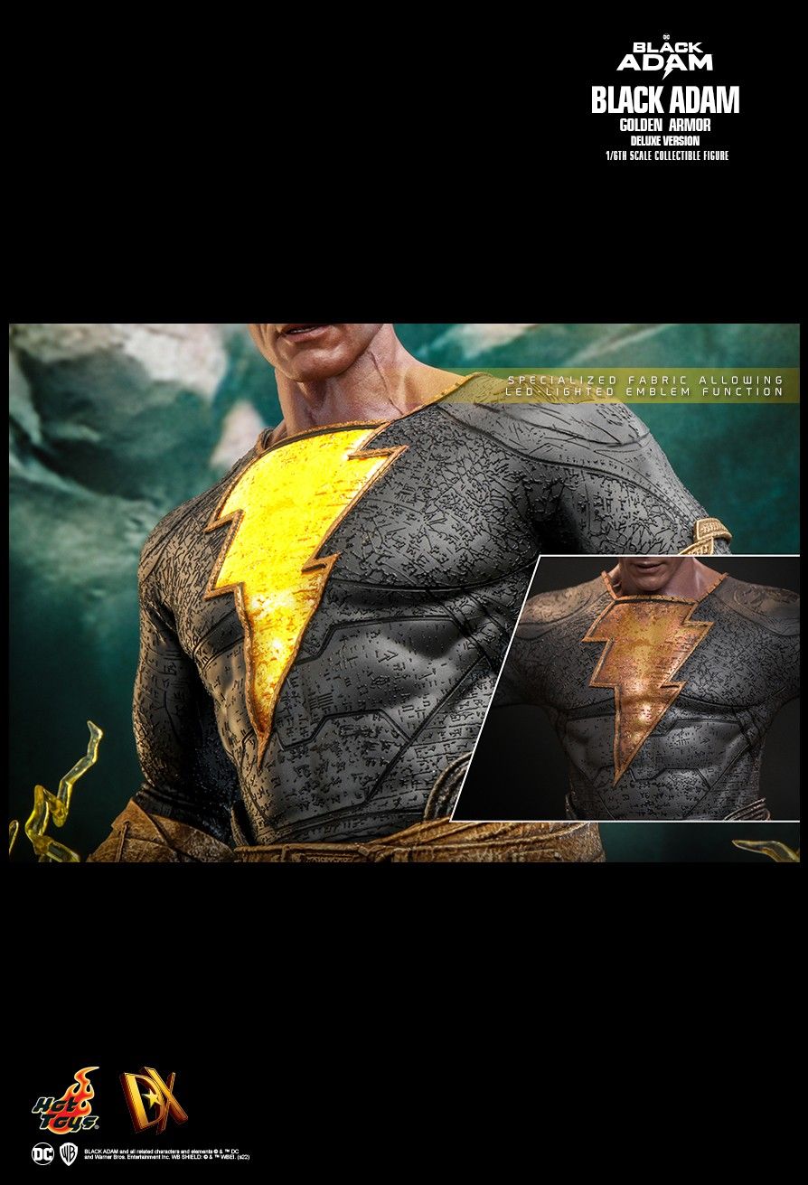 Hot Toys DX31 - DC Comics - Black Adam Golden Armor