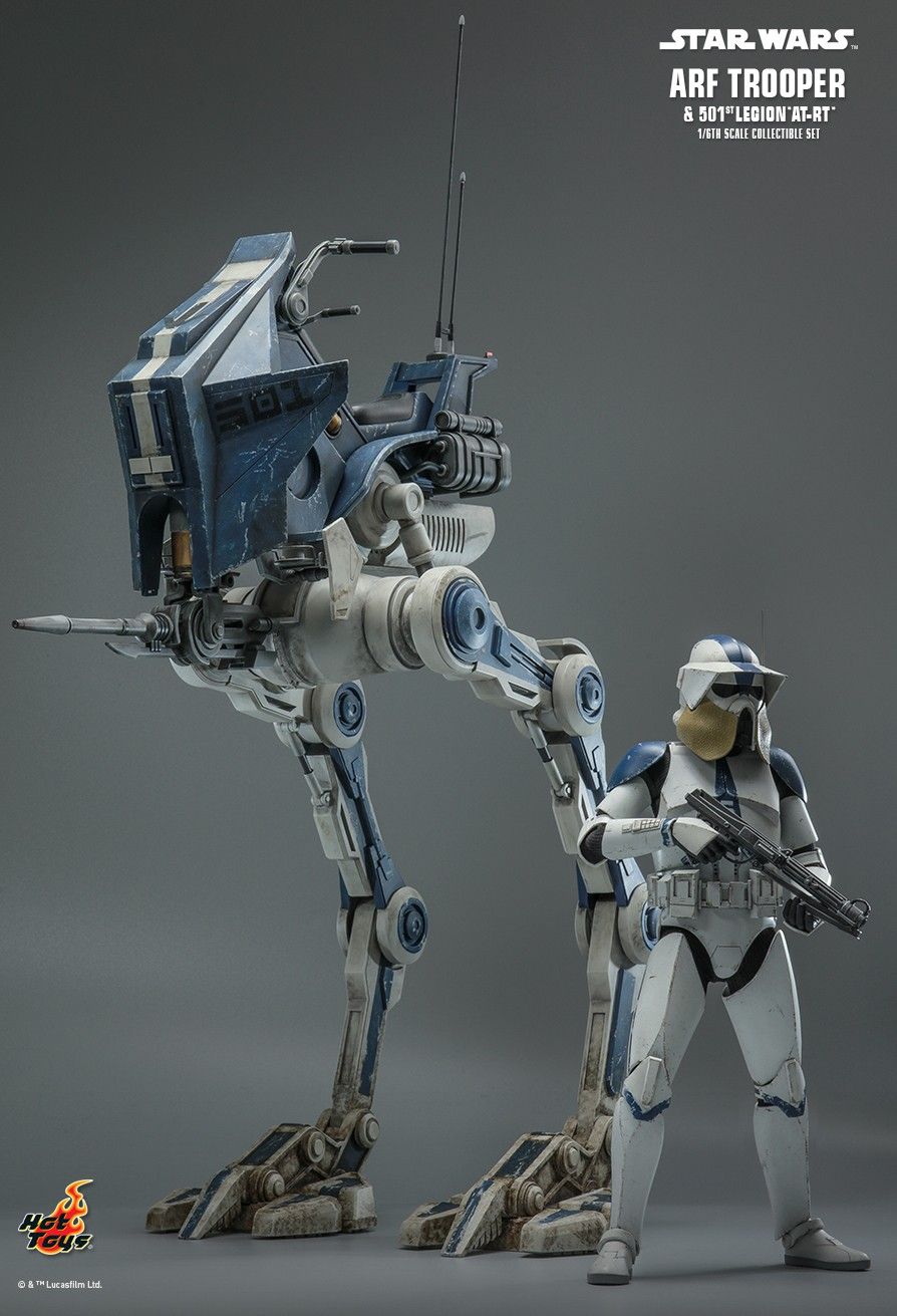 Hot Toys TMS091 - Star Wars : The Clone Wars - Arf Trooper & 501ST Legion AT-RT【Pre-Order】