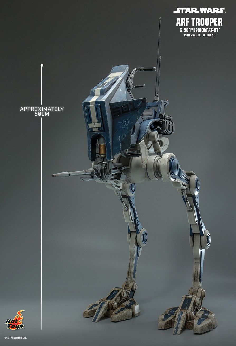 Hot Toys TMS091 - Star Wars : The Clone Wars - Arf Trooper & 501ST Legion AT-RT【Pre-Order】