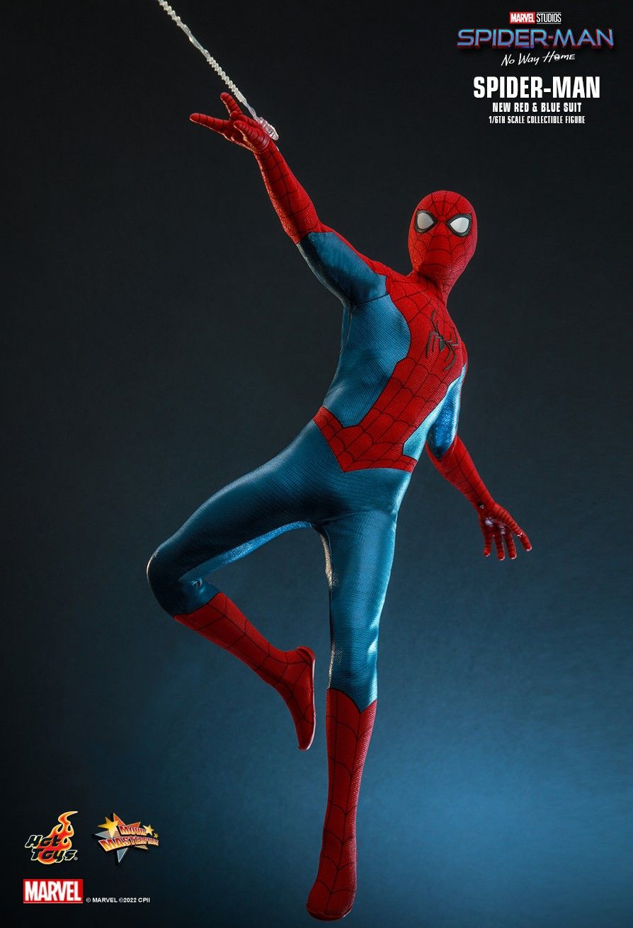 Hot Toys MMS679 - Marvel Comics - Spider Man : No Way Home - Spider Man New Red And Blue Suit Standard Version【Pre-Order】