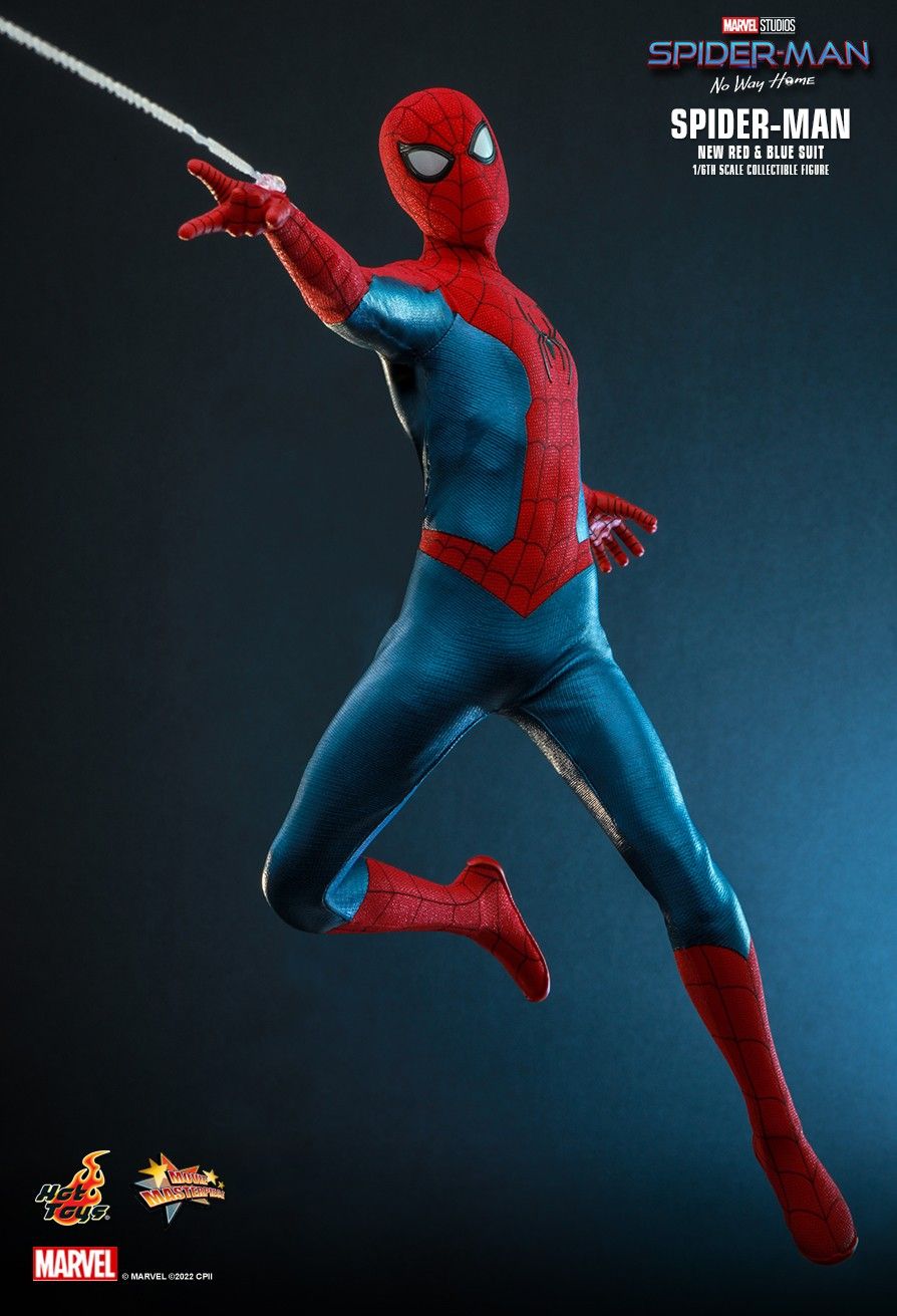 Hot Toys MMS679 - Marvel Comics - Spider Man : No Way Home - Spider Man New Red And Blue Suit Standard Version【Pre-Order】