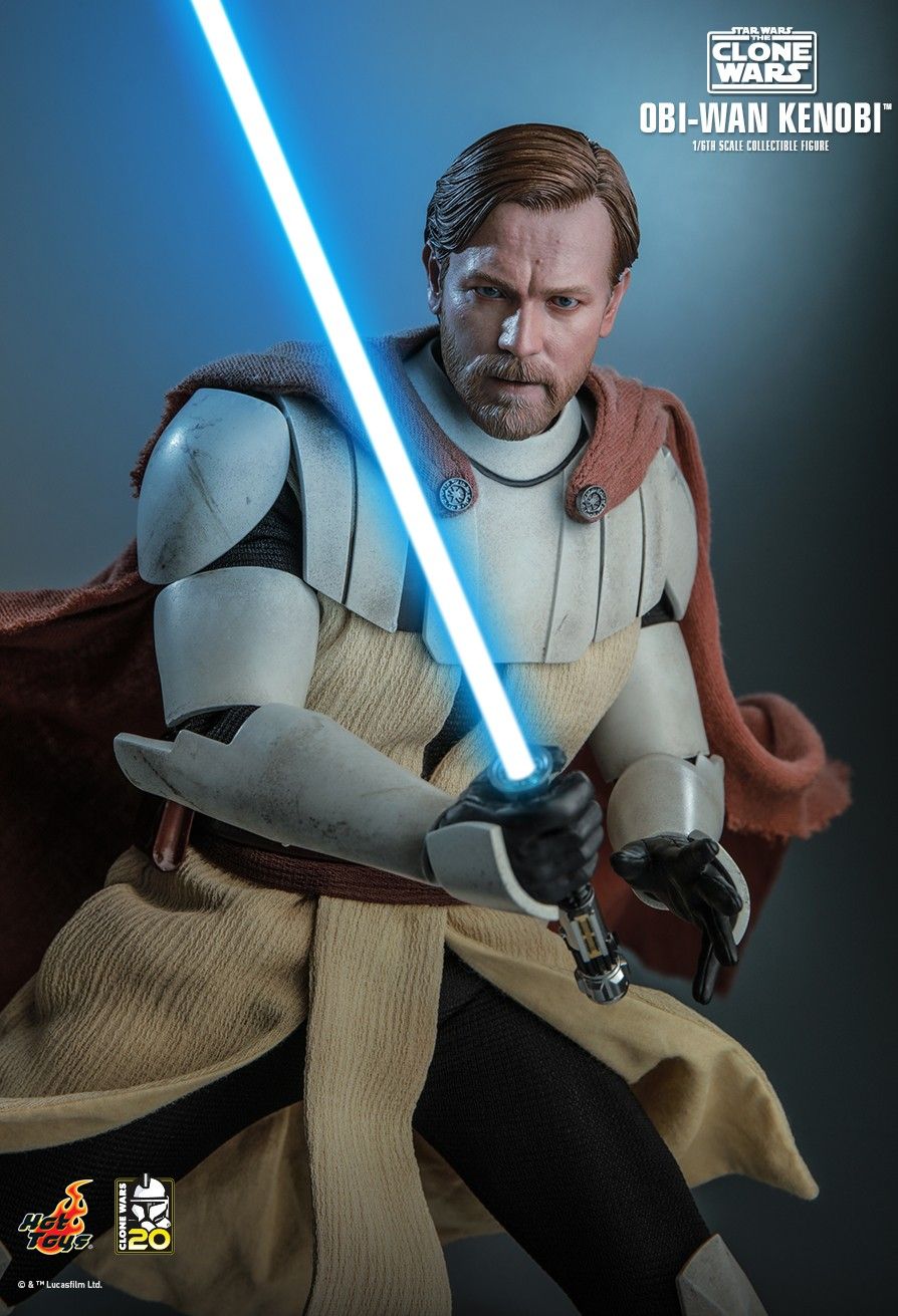 Hot Toys TMS095 - Star Wars : The Clone Wars - Obi Wan Kenobi【Pre-Order】