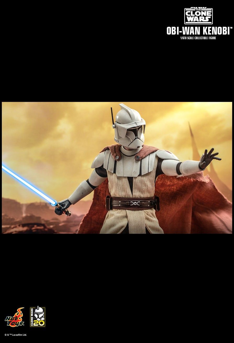 Hot Toys TMS095 - Star Wars : The Clone Wars - Obi Wan Kenobi【Pre-Order】