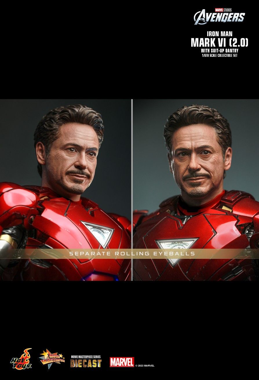 Hot Toys MMS688D53 - Marvel Comics - The Avengers - Iron Man Mark VI & Suit-Up Gantry【Pre-Order】