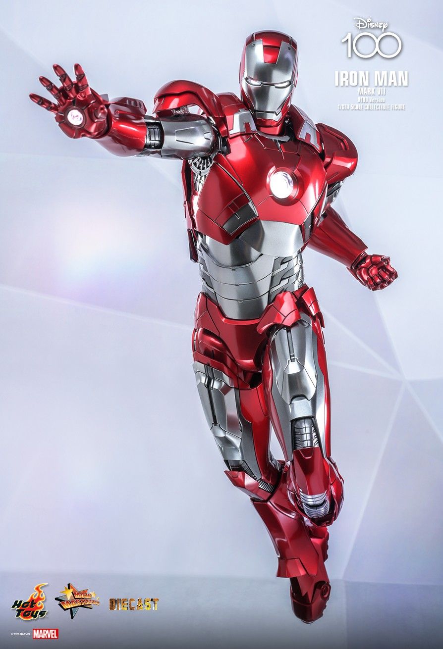 Hot Toys MMS696D54 - Marvel Comics - Disney 100 - Iron Man Mark VII