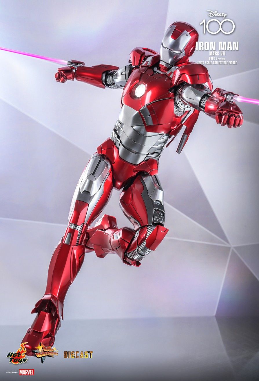 Hot Toys MMS696D54 - Marvel Comics - Disney 100 - Iron Man Mark VII