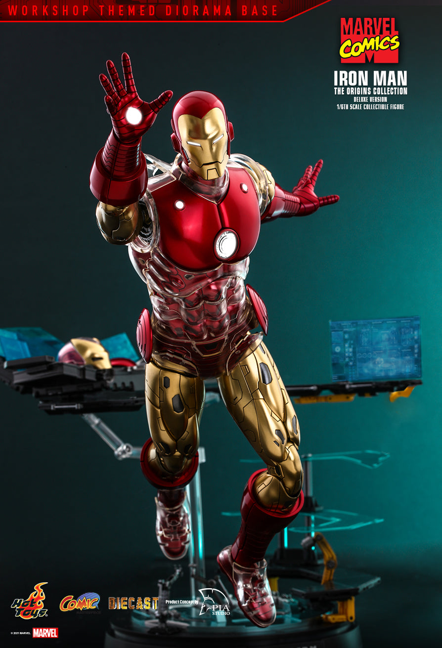 Hot Toys CMS08D38 - Marvel Comics - Iron Man Deluxe Version