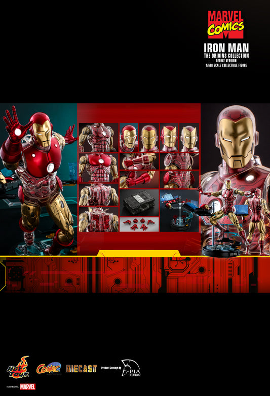 Hot Toys CMS08D38 - Marvel Comics - Iron Man Deluxe Version