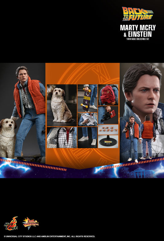 Hot Toys MMS573 -  Back To The Future - Marty Mcfly & Einstein