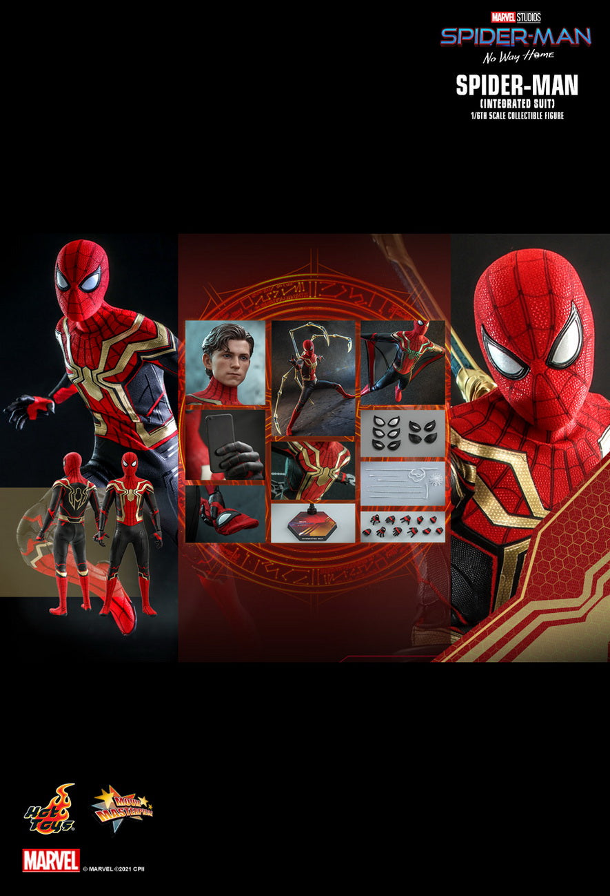 Hot Toys MMS623 - Marvel Comics - Spider Man : No Way Home - Spider Man Integrated Suit