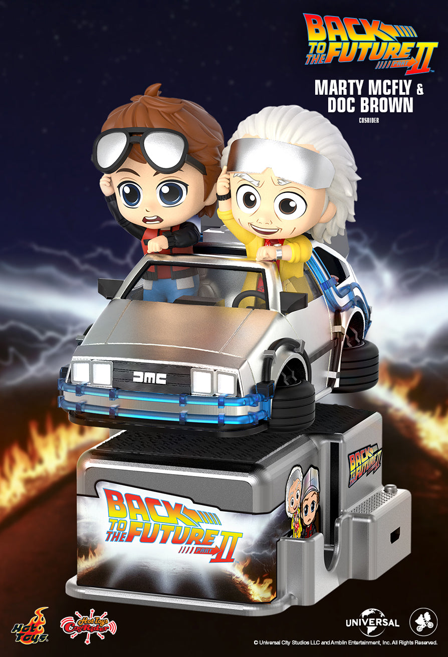 Hot Toys CSRD021 - Back To The Future - Marty Mcfly & Doc Brown Cosrider