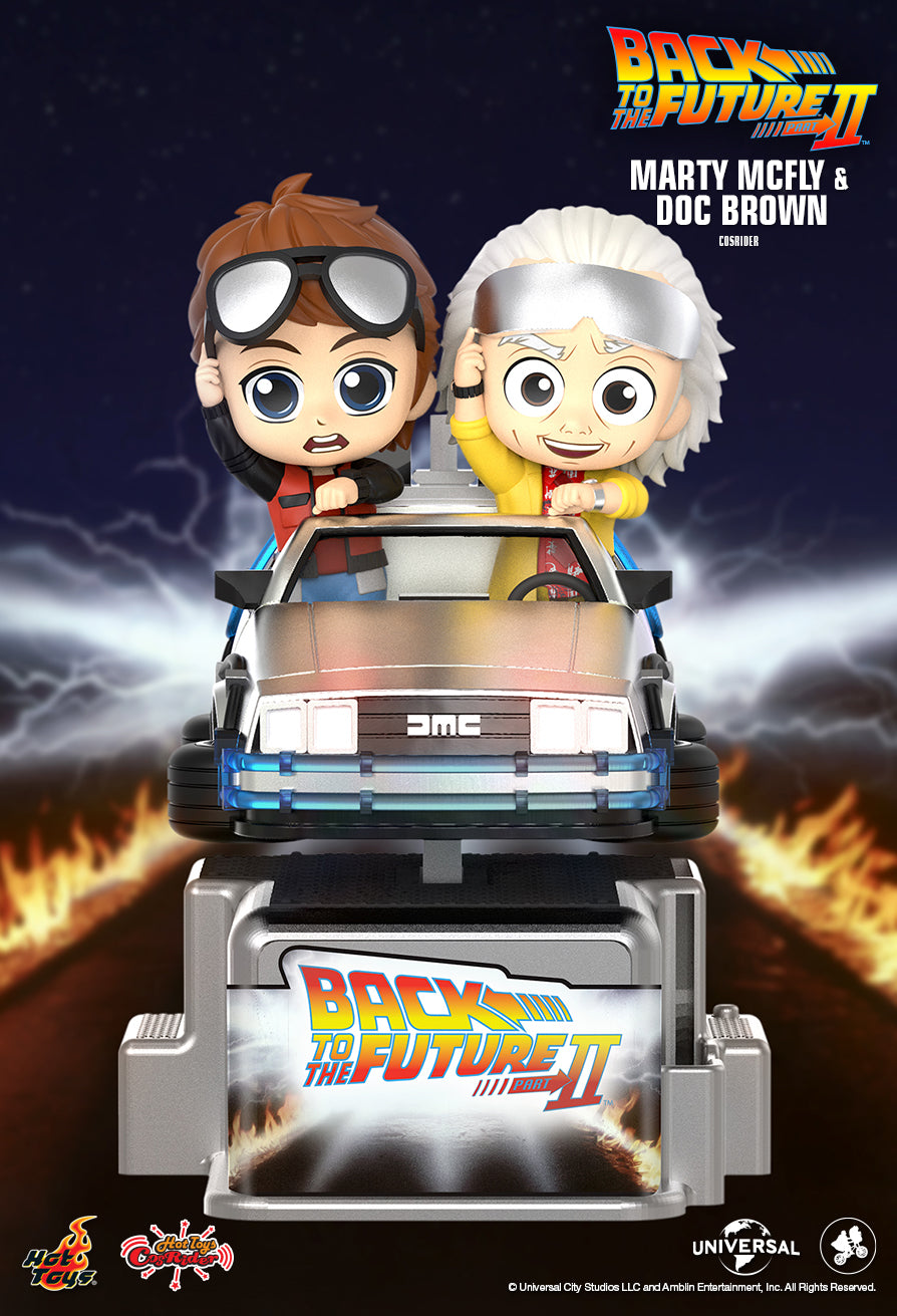 Hot Toys CSRD021 - Back To The Future - Marty Mcfly & Doc Brown Cosrider