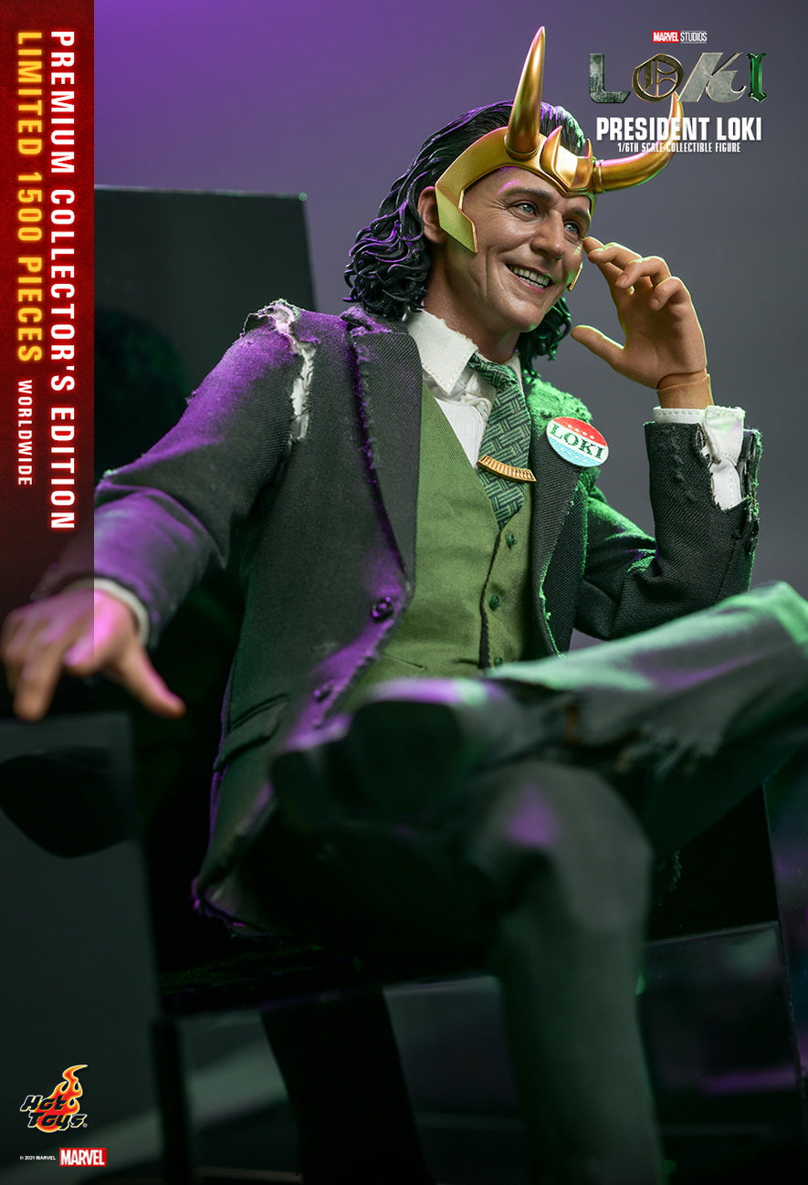 Hot Toys TMS067 - Marvel Comics - Loki - President  Loki Deluxe Version