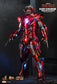 Hot Toys MMS618D43 - Marvel Comics - Iron Man 3 - Silver Centurion Armor Suit Up Version