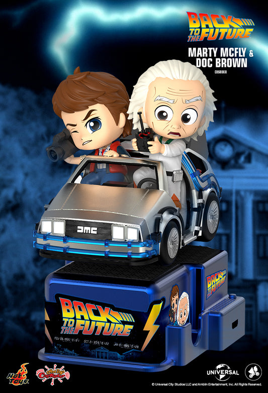 Hot Toys CSRD020 - Back To The Future - Marty Mcfly & Doc Brown Cosrider