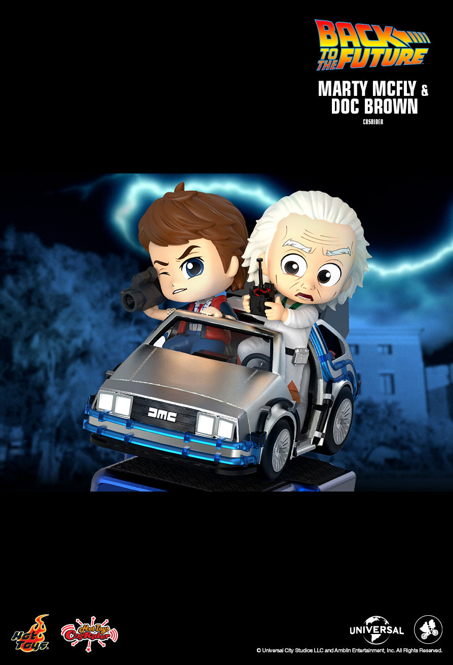 Hot Toys CSRD020 - Back To The Future - Marty Mcfly & Doc Brown Cosrider