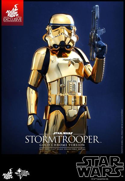 Hot Toys MMS364 - Star Wars - Stormtrooper Gold Chrome Version